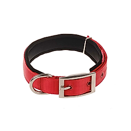 Köpek Boyun Tasması Dokuma Soft KIRMIZI 40 Cm 1,5 X 24 - 32