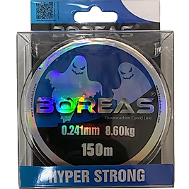 Boreas 0,241 mm Fluorocarbon Kaplama 150 m Hayalet Misina 8,6 Kg Çekerli