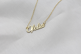 Kişiye Özel İsimli Kolye – 14K Altın Kaplama