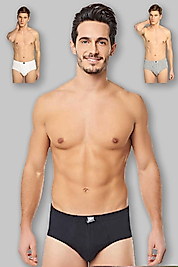 3'lü Paket Erkek Penye Slip Külot