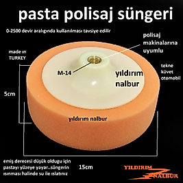 VİDALI PARLATMA KEÇESİ KÜPEŞTE 60X35 M12 TAŞLAMA PARLATICI KEÇE