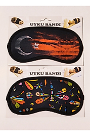 2 Li Uyku Bandı Eğlenceli Figürlü Her Yaşa Uygun