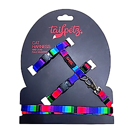 Tailpetz Ayarlanabilir Kedi Göğüs Tasması Mix Color