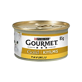 Purina Gourmet Gold Kıyılmış Tavuk Etli Yetişkin Kedi Konserve Maması (85 g)