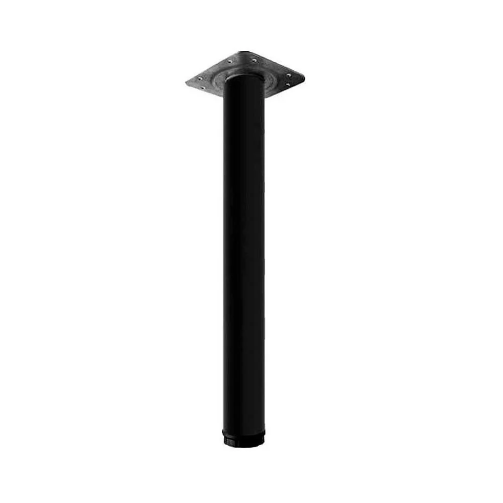 Tablalı Metal Masa Ayağı 100 Cm Siyah