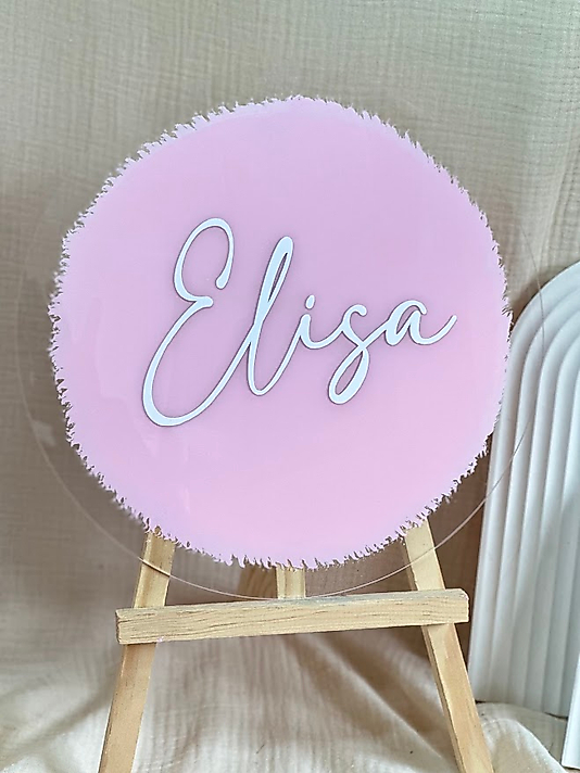 PLEKSİ BEBEK KAPI SÜSÜ