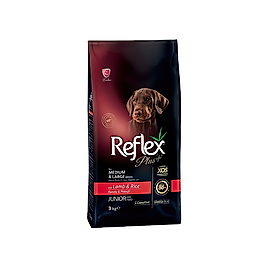 Reflex Plus Kuzu Etli Büyük Irk Yavru Köpek Maması (3 kg)