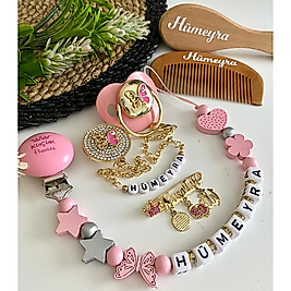 Taşlı Emzik Seti ve Tarak Fırça Seti