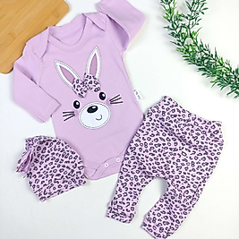 Leopar Desen Şapkalı Takım