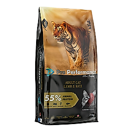 Pro Performance Kuzu Etli ve Pirinçli Yetişkin Kedi Maması (2 kg)