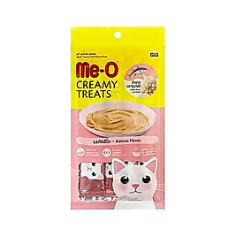 Me-O Creamy Çizgili Orkinos Balıklı Kedi Ödülü (4 x 15 g)