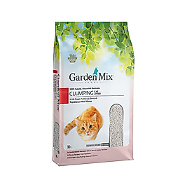 Garden Mix Bentonit Parfümsüz İnce Taneli Kedi Kumu (10 L)