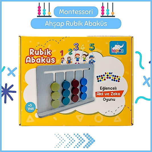 Ahşap Rubik Abaküs