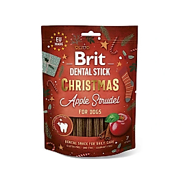 BRIT CARE DOG CHRISTMAS DENTAL STICK APPLE 250G
