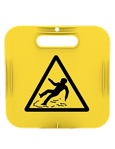 DUBALI UYARI LEVHASI BAŞLIK 26x26 CM "KAYGAN ZEMİN" ( KDV DAHİL )