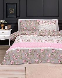 PAMUKLU PEONY ÇİFT KİŞİLİK NEVRESİM SETİ (ÇARŞAFSIZDIR)