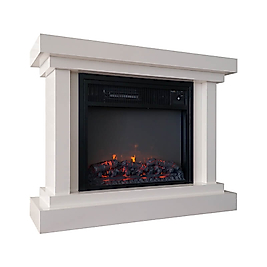 HBM2000AY Heatbox Elektrikli Fanlı Şömine Medium 2000W Ay Taşı Desenli Bluetooth Ses Efektli (110x34x87)