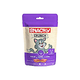 Snacky Crunchy Saç & Cilt Bakımı Tavuk Etli Kedi Ödülü (60 g)