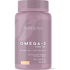Nutriplus Omega 3 Balık Yağı 30 Kapsül