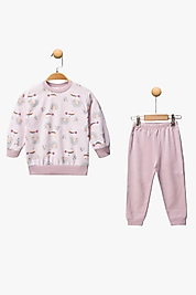 Gökkuşağı Desenli 2’li Kız Çocuk Takım – 1-5 Yaş