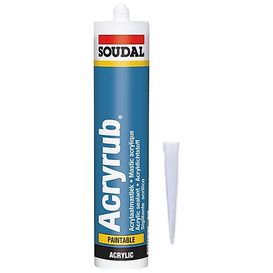 SOUDAL SİLİKONİZE AKRİLİK MASTİK 500 GR. ANTRASİT GRİ