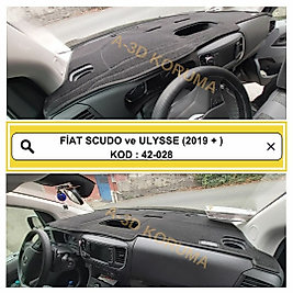 Fiat E - Ulysse Konsol Torpido A3D Koruma