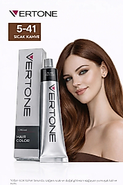 VERTONE SAÇ BOYASI 60 ML. (5-24 AÇIK KESTANE İNCİ KAHVE)
