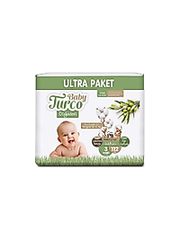 Baby Turco Doğadan 3 Numara Midi 112'li Bebek Bezi