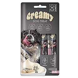 M-Pets Creamy Morina Balığı Sığır Etli Ek Besin ve Köpek Ödülü 4x15 Gr