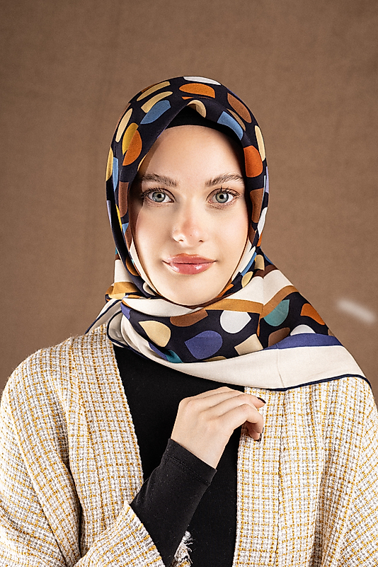 DESENLİ FLOSSY SİLK EŞARP