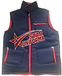 STAR SOFT ŞİŞME YELEK İÇİ POLARLI Lacivert Kırmızı