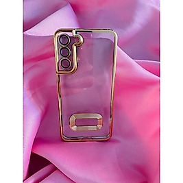Samsung Galaxy S22 Plus Gold Kamera Lens Korumalı Telefon Kılıfı