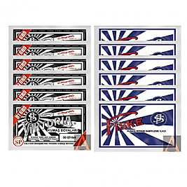 TOZ KUMAŞ BOYASI SET (6 SİYAH + 6 FİSKE)