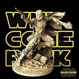 Mandalorian Sculpture