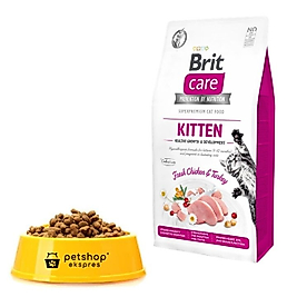 Brit Care Hypo_Allergenic Sağlıklı Büyüme için Tavuklu ve Hindili Tahılsız Açık Yavru Kedi Maması