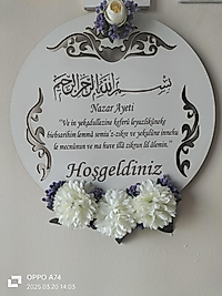 Ahşap kapı süsü