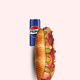 Tam Porsiyon Ekmek Arası Sucuk + Kola Menü