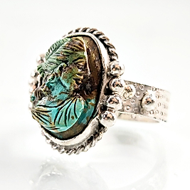 ANTİK TANRIÇA KABARTMA YÜZÜK