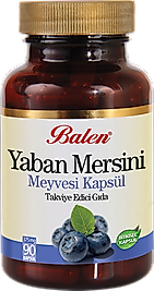 Balen Yaban Mersini Meyvesi Kapsül Takviye Edici Gıda
