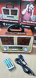 Meier M-112bt Nostaljik Ahşap Retro Radyo Bluetooth Fm Sd Aux Usb