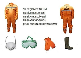 Tıbbi Atık Toplama Seti Su Geçirmez
