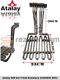 Endüstriyel Atalay Fritöz Rezistans 3X5500 Watt 900 Seri Model P033545   AEF-890 AEF-490