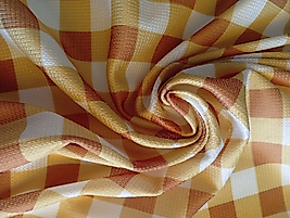 Masa Örtüsü & Piknik Örtsü -Raşel Kumaş 120 cm X 160 cm -Kare Desenli