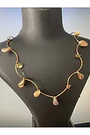 Yaprak Model Kolye (Küpe Hediyeli)