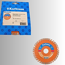 KARBOSAN KANALLI TURBO ELMAS KESİCİ TURUNCU 115