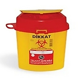 Tıbbi Atık Kutusu 1,3 lt Köşeli