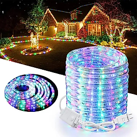 10 Metre 480 LED Halat Işık, Su Geçirmez İç ve Dış Mekan Kapalı Şeffaf Tüp, Aydınlatma Dekorasyon