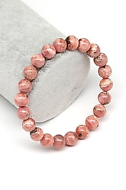 Rodokrozit Doğaltaş Bileklik 8 mm Küre
