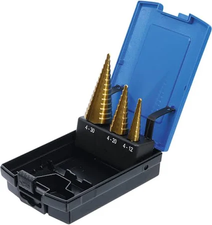 Brio Kademeli Saç Delme Matkap Ucu 3 Lü Set 4-30Mm