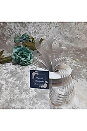 2.5cm Şerit Şifon Gri Kurdale 20mt